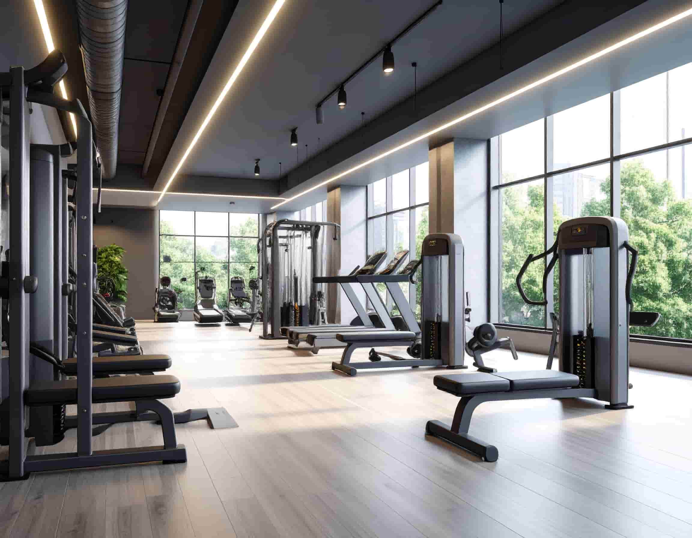 Photo of a high-tech gym